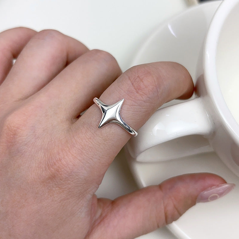 Sterlingsilber-Arctic-Star-Ring