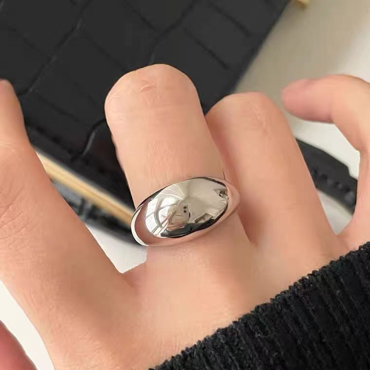 Sterlingsilber-Glattpolierter-Ring