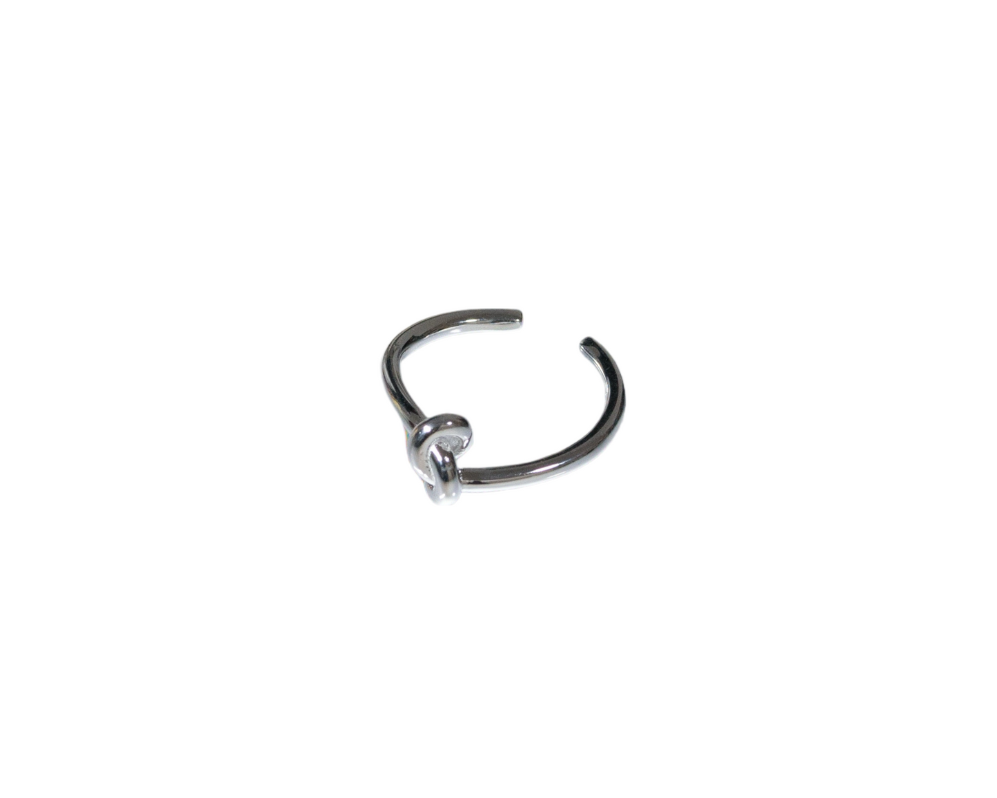 Sterlingsilber-Knoten-Ring