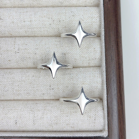 Sterlingsilber-Arctic-Star-Ring
